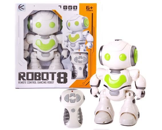 ZABAWKOWY ROBOT Z FUNKCJAMI DŹWIĘKOWYMI, I ŚWIETLNYMI