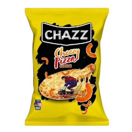 Chazz Cheesy Pizza Curls 100g