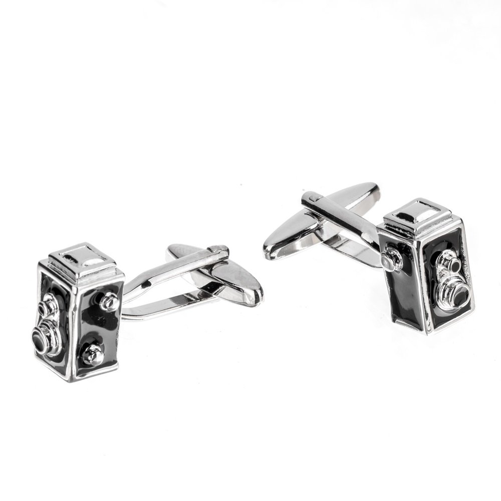 Spinki do mankietów X2 Retro Aparat Fotograficzny AJ343