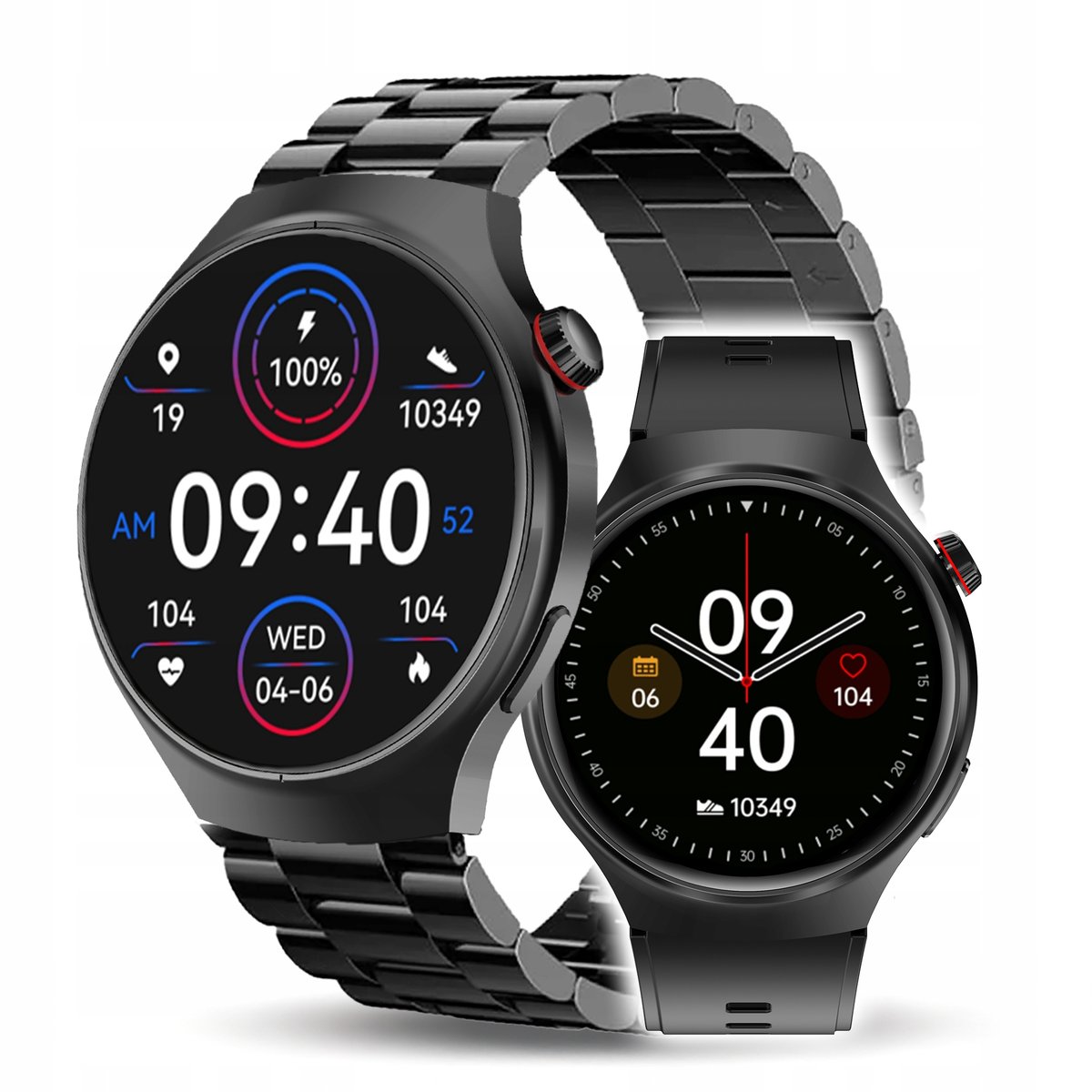 SMARTWATCH MĘSKI ZEGAREK MENU POLSKIE ROZMOWY ZDROWIE SMART WATCH SPORT PL