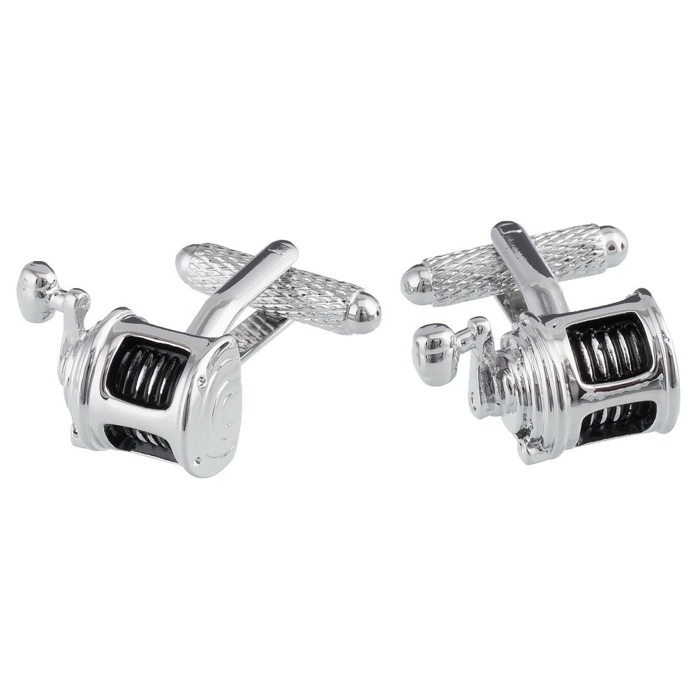 Spinki do mankietów Kołowrotek dla Wędkarza KC-302A