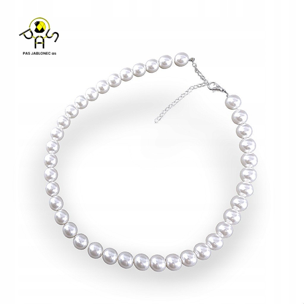 Naszyjnik Perłowy Korale Jablonec 1 cm dł. 40cm