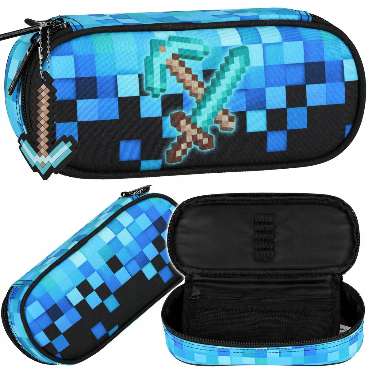 Starpak Piórnik Szkolny Tuba Usztywniana Pixel Blue 552636