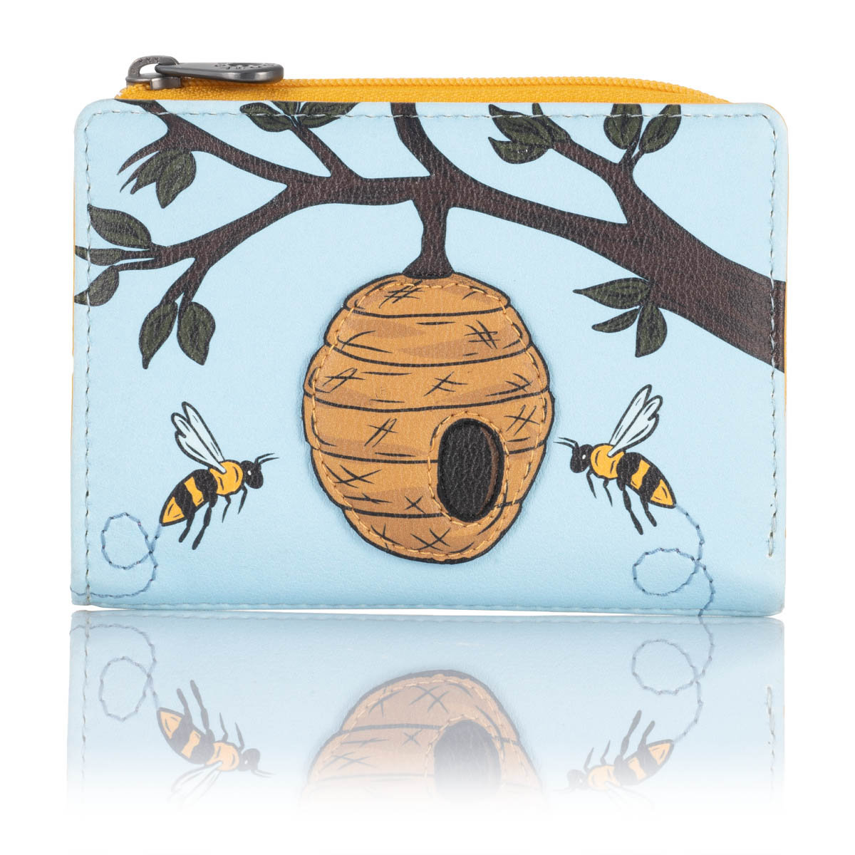 Portfelik skórzany damski Miodek Yoshi Y1275