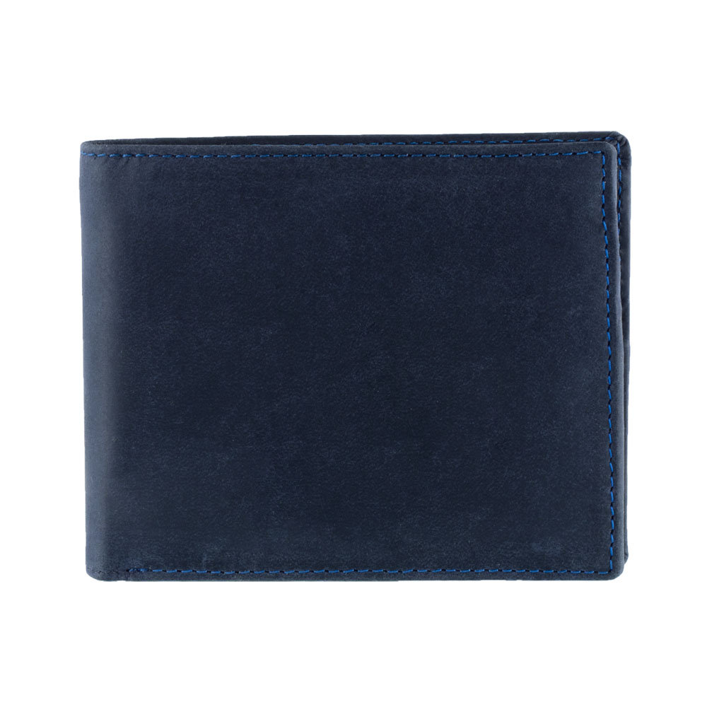 Cienki portfel męski Visconti Hunter V-707 RFID - granatowy