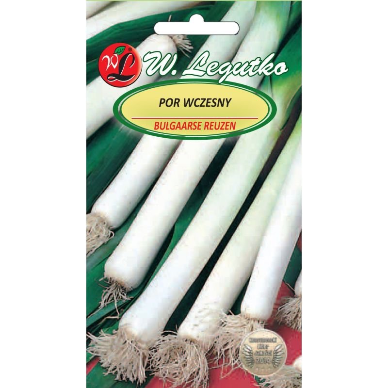 Nasiona Pora Por Sałatkowy Bulgaarse Reuzen Odmiana Wczesna Legutko 1g