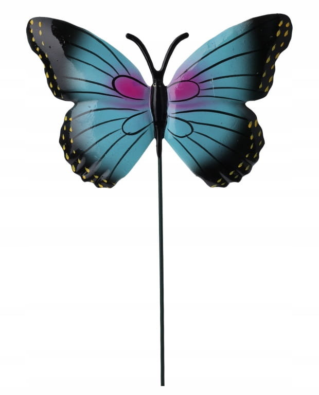 Pik dekoracyjny ogrodowy motyl ozdoba na patyku 55 cm