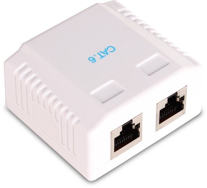 GNIAZDO NATYNKOWE GETFORT 2XRJ45 KAT.6