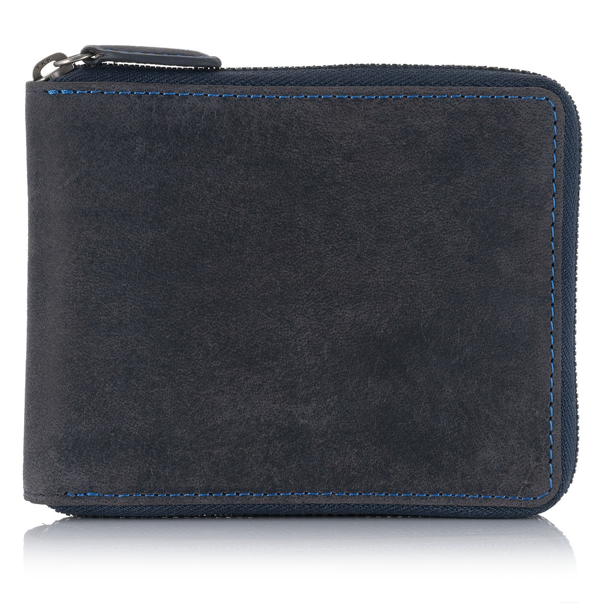 Portfel męski na zamek Visconti V-702 Hunter RFID - granatowy