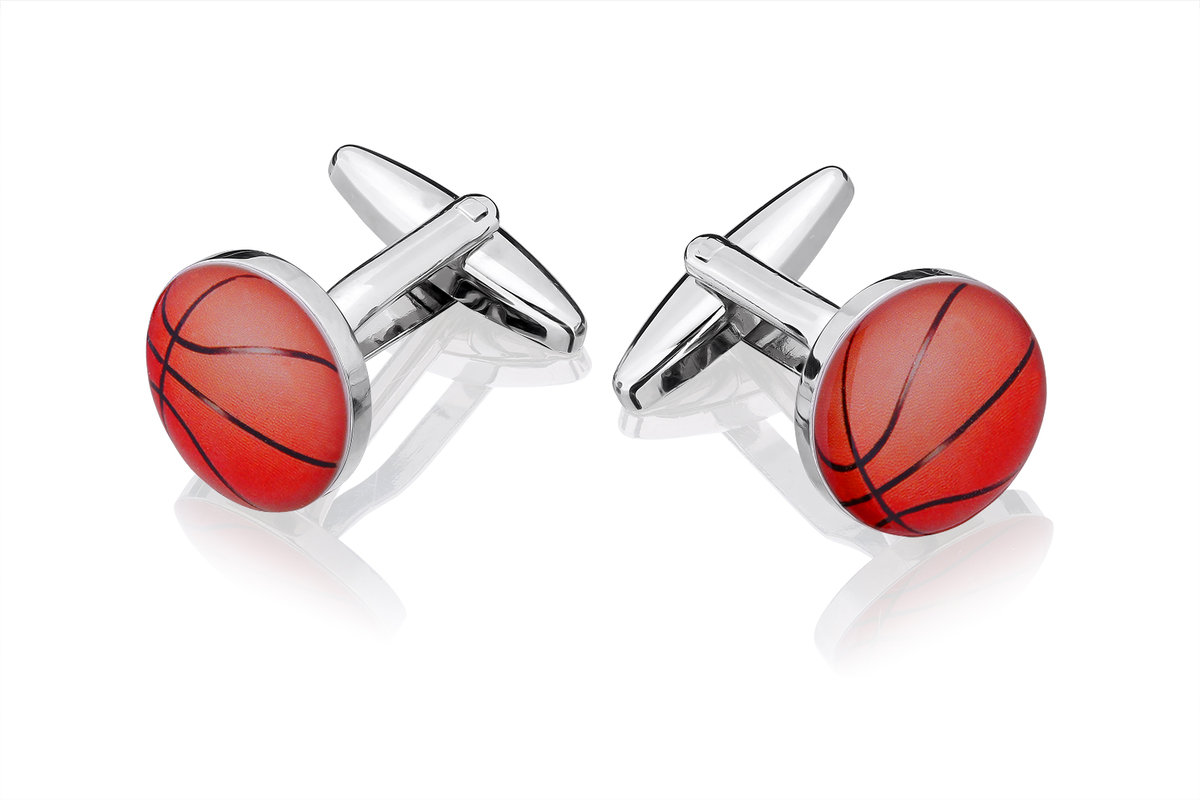 Spinki do mankietów X2 Koszykowka - Basketball 2