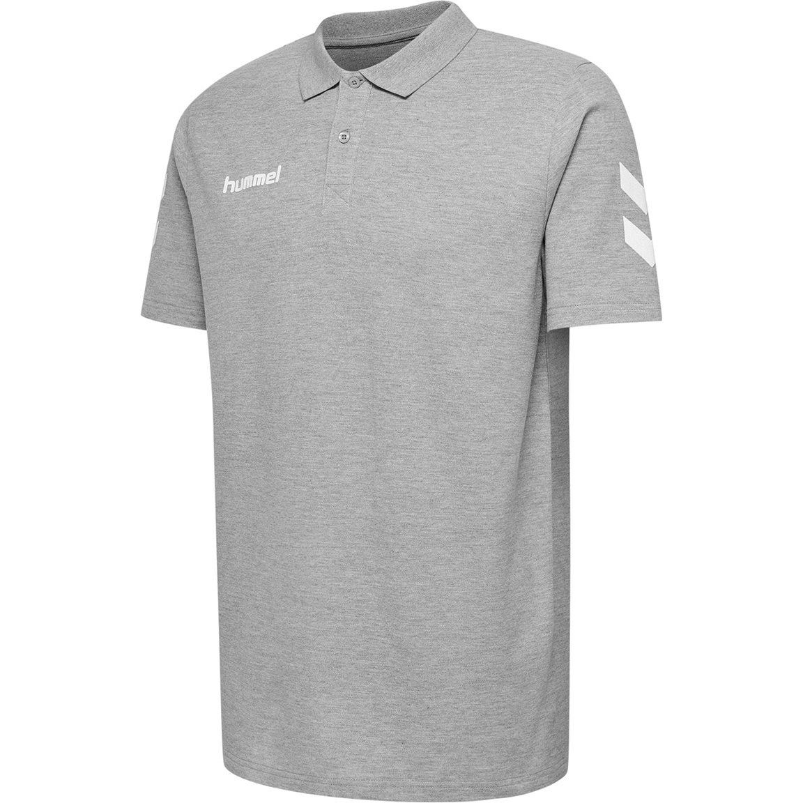 Koszulka bawełniana sportowa Hummel GO Cotton Polo r. L