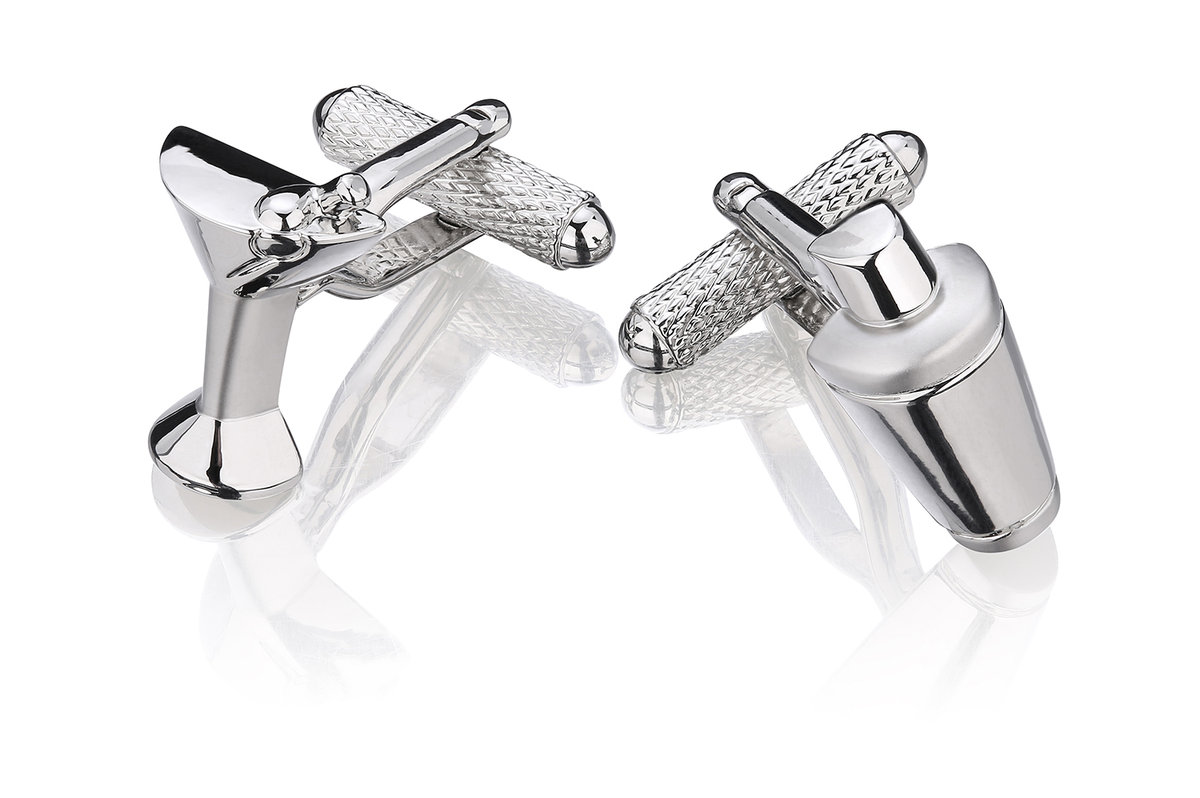 Spinki do mankietów Shaker KC-237 Onyx-Art London