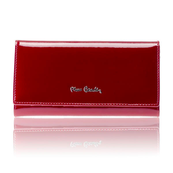 Duży portfel Pierre Cardin zapinany na zatrzask 05 LINE 114 - czerwony