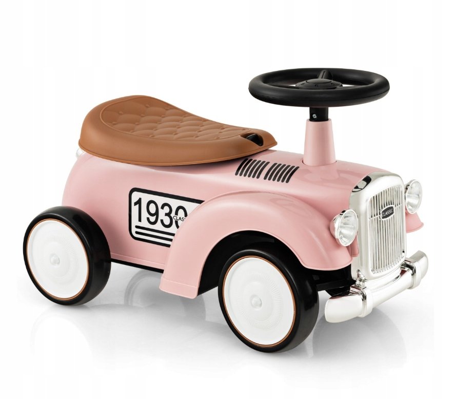 Jeździk dla dziewczynki chłopca w stylu retro 58 x 27 x 34 cm