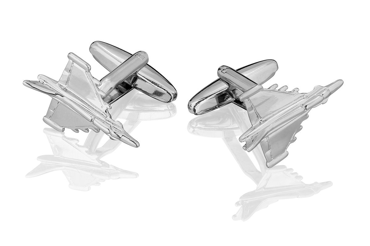 Spinki do mankietów X2 Samolot Eurofighter Typhoon