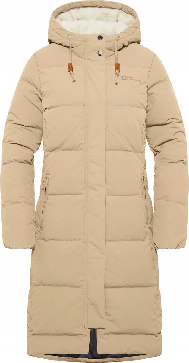 Damski Płaszcz Puchowy Jack Wolfskin Nordlicht Coat Anis r.S