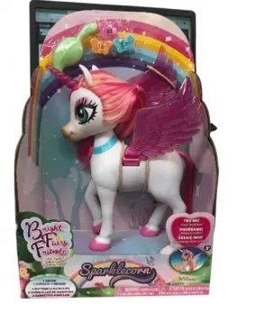 Figurka Jednorożec Bright Fairy Friends ze światłem 20cm akcesoria