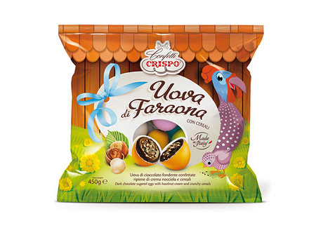 Jajeczka wielkanocne czekoladowe uovadi Faraona 450g - Crispo