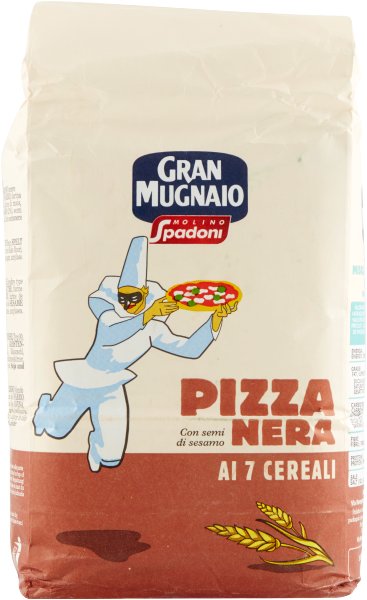 Mąka do pizzy Farina Nera Ai 7 Cereali 1kg - Molino Spadoni