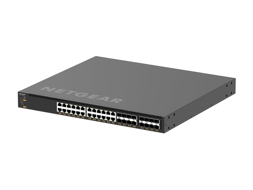 NETGEAR M4350-24X8F8V Zarządzany L3 10G Ethernet (100/1000/10000) Obsługa PoE 1U Czarny