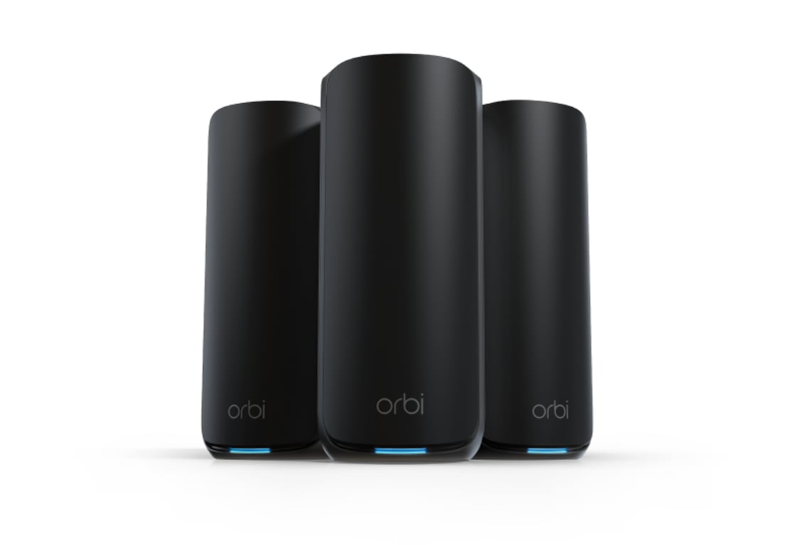 NETGEAR Orbi 870 Trójpasmowy (2,4 GHz / 5 GHz / 6 GHz) Wi-Fi 7 (802.11be) Czarny 4 Wewnętrzne