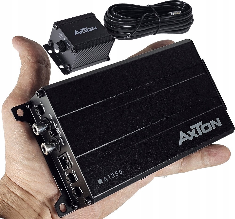 Wzmacniacz samochodowy Axton AXTON, A1250 1-kanalo automobilinis garso stiprintuvas, 1x150W