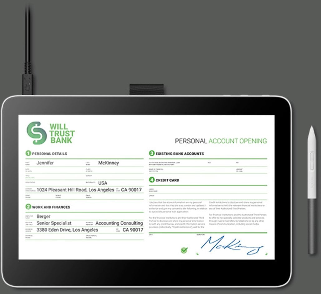 Wacom Signature Display 13 pen & touch-13,3
