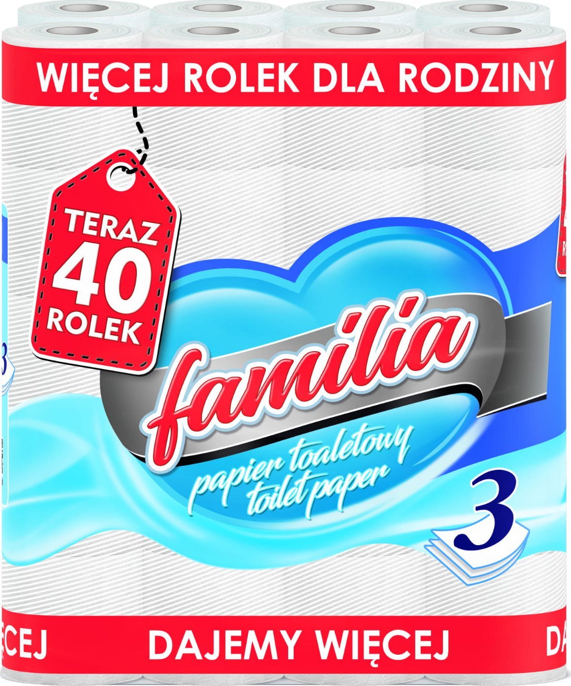 Familia Papier toaletowy 40R FAMILIA 3W - 40 Rolek