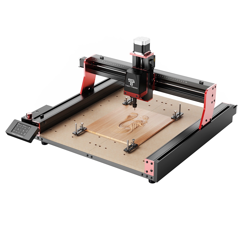TWO TREES TTC450 Pro CNC Router Machine 4-Axis 460*460*80mm