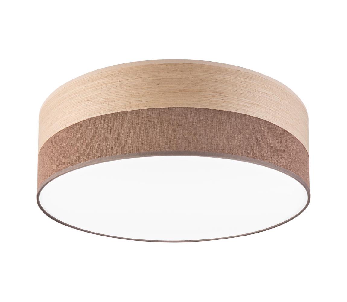 LED Plafon SIRJA WOOD LED/36W/230V śr. 45 cm brązowy/dąb