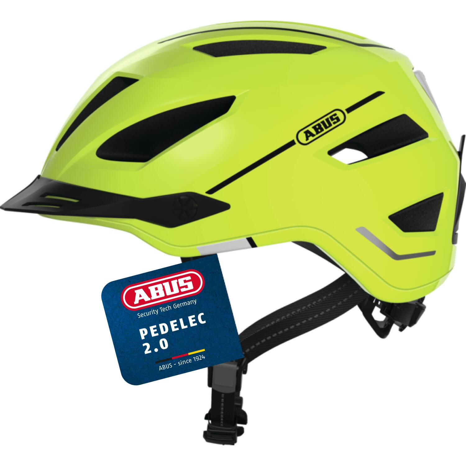 Abus Pedelec 2.0 Kask rowerowy, sigreenal yellow L 56-62cm 2020 Kaski miejskie i trekkingowe 81916