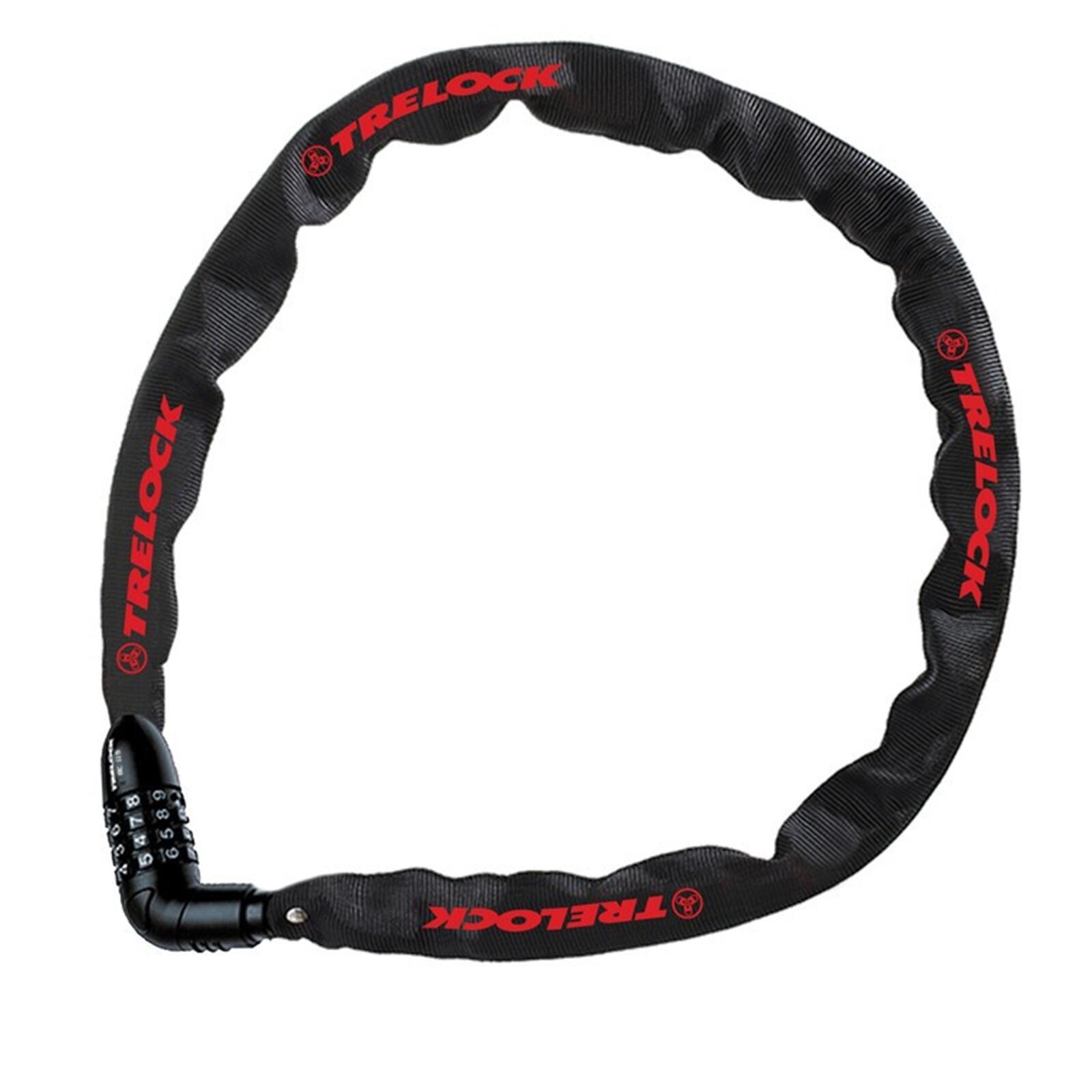Trelock BC 115 Code zamek z łańcuchem 60 cm czarna 2017 przewód 8004423