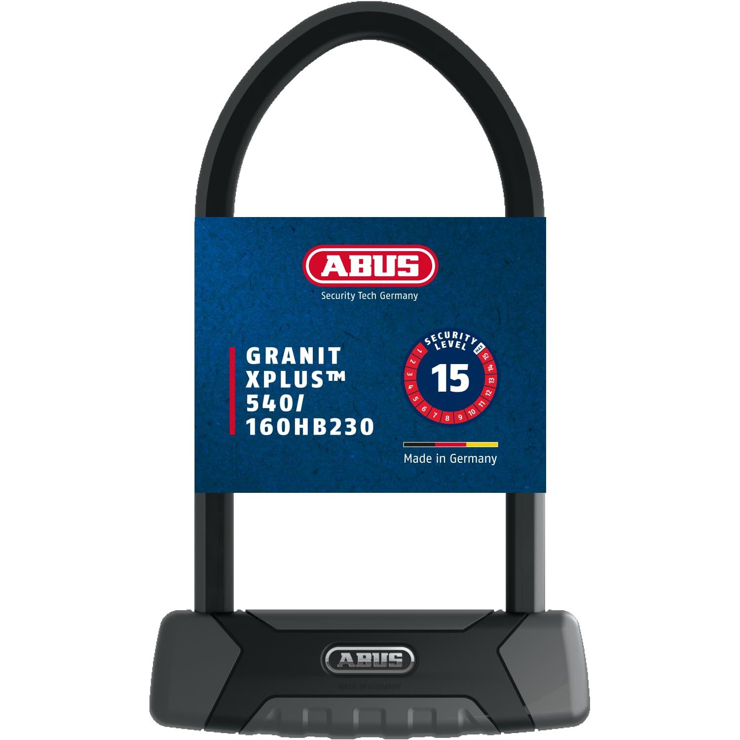 Abus Zapięcie U-lock Granit X-Plus 540 / Mocowanie na ramę: tak / Rozmiar: 11 x 23 cm / Typ mocowania: USH 540