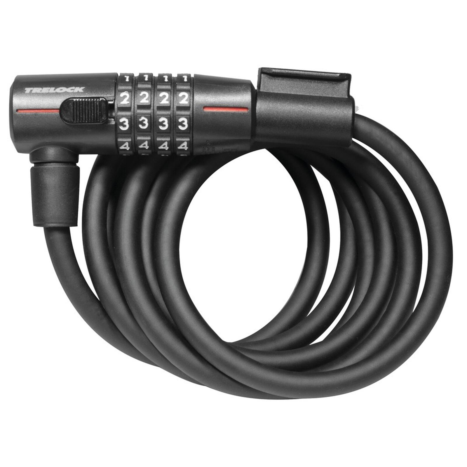 Trelock SK 210 Code Coil Cable Lock 10mm 180cm 2023 Zapięcia na szyfr 8005415