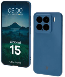 Bizon Etui Case Łupka do Xiaomi 15, niebieskie