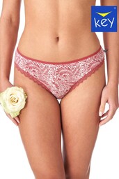 Figi damskie mini bikini (2 pack) niski krój koronkowe wykończenie LPR 539