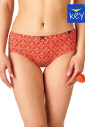 Figi damskie midi bikini (2 pack) z koronkowym tyłem LPC 938 Key