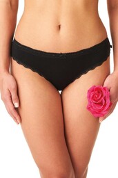 Figi damskie o kroju mini bikini z dzianiny bambusowej LPR 002 Key