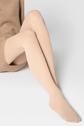 Rajstopy damskie z wiskozy i kaszmiru kremowe Cashmere D09 Line Marilyn