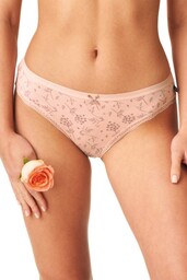 Figi damskie bawełniane (2 pack) o kroju mini bikini w subtelnych odcieniach LPR 909 Key