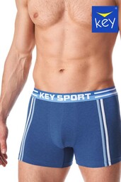 Bokserki męskie bawełniane gładkie w spotowym stylu MXH 187 Key
