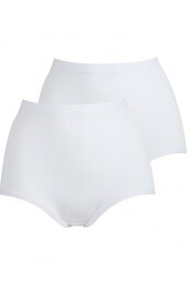 Wysokie gładkie figi damskie (2 pack) LPF 198