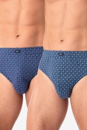 Slipy męskie bawełniane (2 pack) o klasycznym komfortowym kroju MPC 945 Key