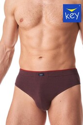 Bawełniane slipy męskie (2 pack) biodrówki w paseczki z wewnętrzną gumą MPP 358