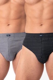 Slipy męskie bawełniane (2 pack) z bardziej zabudowaną konstrukcją MPC 944