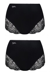 Figi damskie (2 pack) z wysokim stanem LPF 111