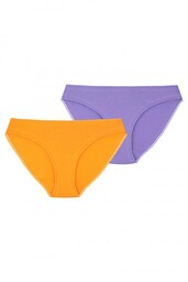 Niskie kolorowe figi damskie (2 pack) LPR 236