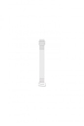 Silikonowe ramiączka 10 mm z białym metalowym zaczepem RT-04