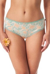 Figi damskie bawełniane (2 pack) w kwiaty LPC 989