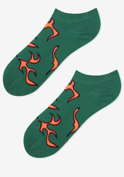 Bawełniane stopki męskie w płomienie Footies Men Flames Marilyn